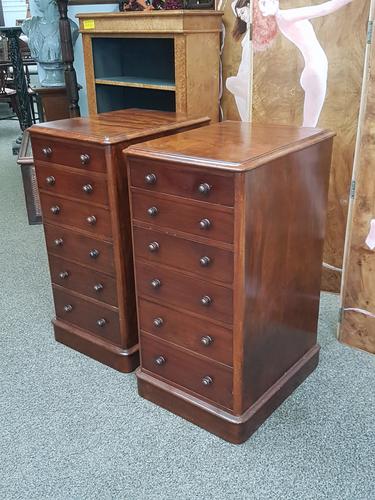 Pair of Pedestal Chests c.1860 (1 of 6)