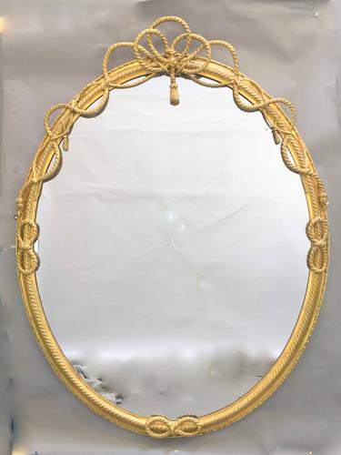 Large Gilt Oval Trafalgar Overmantle Mirror (1 of 9) Large Gilt Oval Trafalgar Overmantle Mirror (1 of 9)