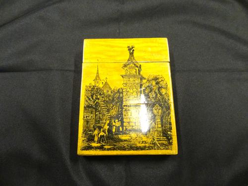 Scottish 19th Century Woodware Card Case, Highgate View, Laurencekirk & Mauchline (1 of 6) Scottish 19th Century Woodware Card Case, Highgate View, Laurencekirk & Mauchline (1 of 6)