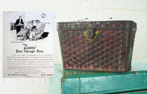 Rare Bon Voyage Tin from Dean’s of New York c.1911 (1 of 10) Rare Bon Voyage Tin from Dean’s of New York c.1911 (1 of 10)