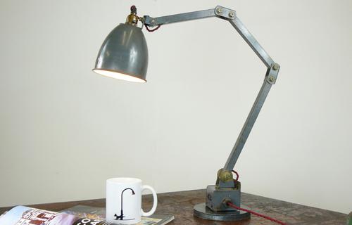 Good Vintage Industrial Memlite Desk Lamp 'We Have 2 Left (1 of 10)