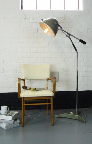 Stylish English Vintage Counterpoise Floor Lamp Ready to Enjoy (1 of 1)