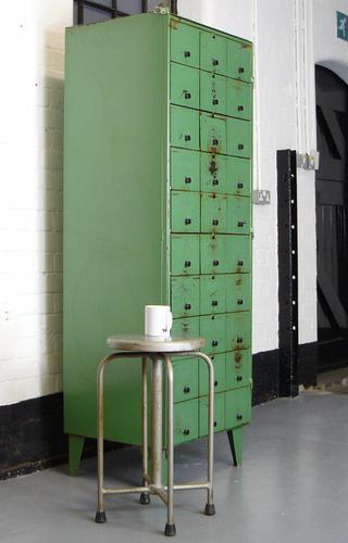 Great Bank of 30 Small Compartment Industrial Lockers (1 of 1) Great Bank of 30 Small Compartment Industrial Lockers (1 of 1)