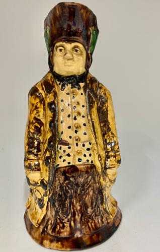 Antique Staffordshire Creamware Thin Man Toby of Ralph Wood Type c.1850 (1 of 8) Antique Staffordshire Creamware Thin Man Toby of Ralph Wood Type c.1850 (1 of 8)