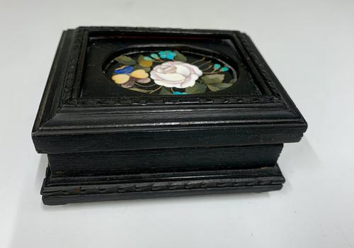 Ebonised & Inlaid Ring Box c.1925 (1 of 6)