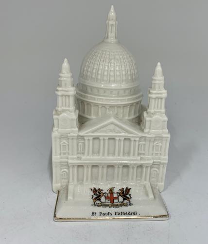 Antique Crested China City of London St Pauls Cathedral (1 of 7)