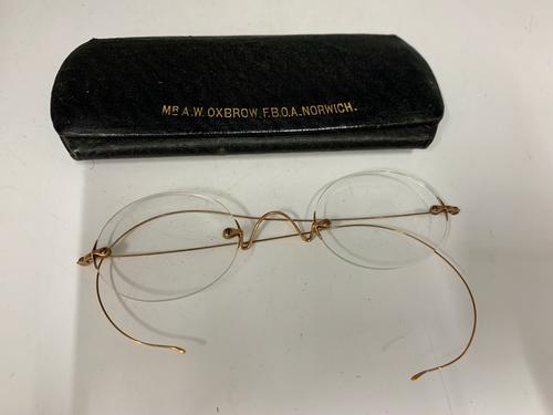 Antique Wire Rim Spectacles c.1905 (1 of 7)