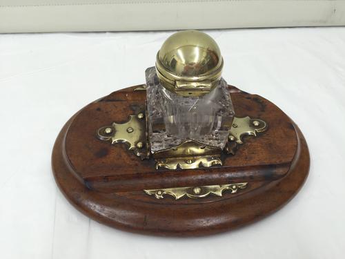 Victorian Betjemanns Patent signed Partners Inkwell & Stand c.1880 (1 of 1) Victorian Betjemanns Patent signed Partners Inkwell & Stand c.1880 (1 of 1)
