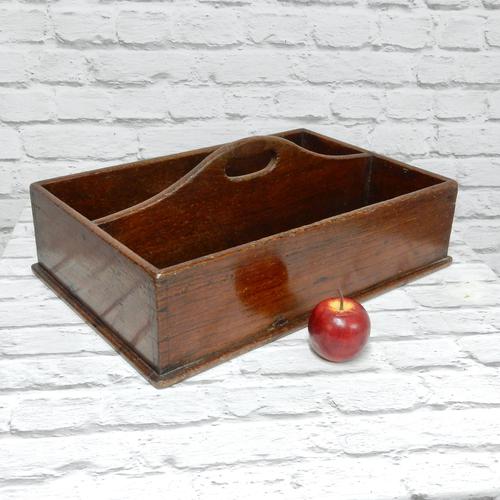 19th Century Mahogany Cutlery Tray (1 of 3)