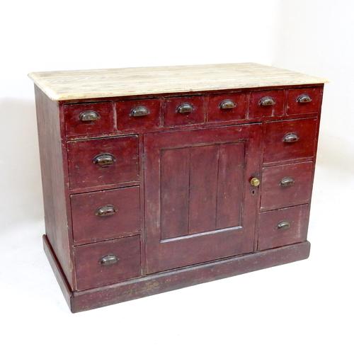 Antique Pine Counter (1 of 1)