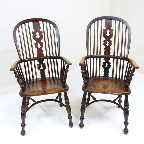 Pair of Windsor Hoopback Armchairs (1 of 1)