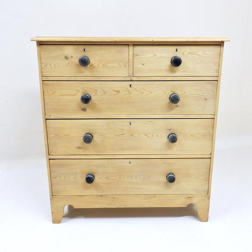 Antique Pine Chest of Drawers (1 of 1)