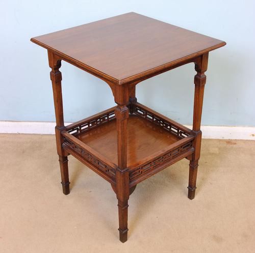 Antique Victorian Walnut Lamp Table / Occasional Table (1 of 1)