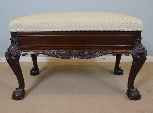 Quality Antique Mahogany Duet Stool / Window Seat / Piano Stool (1 of 9) Quality Antique Mahogany Duet Stool / Window Seat / Piano Stool (1 of 9)
