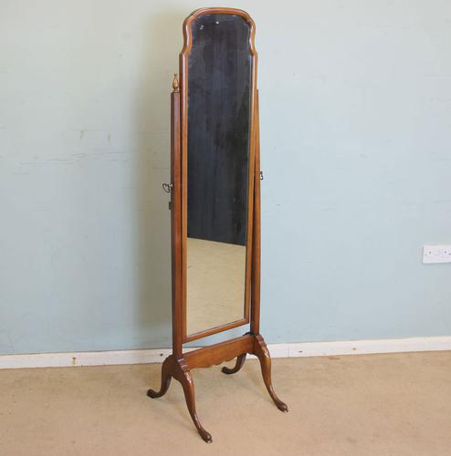 Mahogany Cheval Dressing Mirror (1 of 1)