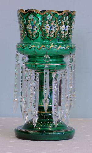 Antique Victorian Mantle / Table Lustre (1 of 9) Antique Victorian Mantle / Table Lustre (1 of 9)