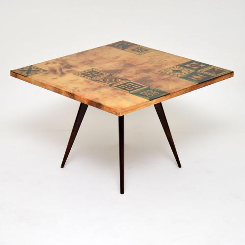 1960s Italian Lacquered Parchment Coffee Table by Aldo Tura (1 of 11) 1960s Italian Lacquered Parchment Coffee Table by Aldo Tura (1 of 11)