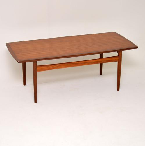 1960s Danish Teak Vintage Coffee Table (1 of 6)