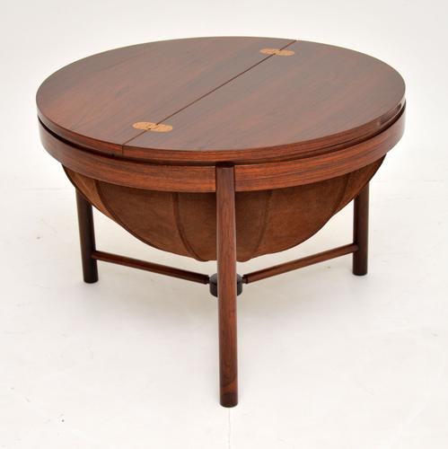 1960s Rosewood ‘Syklus’ Sewing Table by Rastad & Relling (1 of 10) 1960s Rosewood ‘Syklus’ Sewing Table by Rastad & Relling (1 of 10)