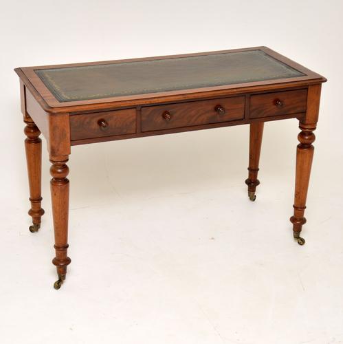 Antique Victorian Mahogany Writing Table / Desk (1 of 10)