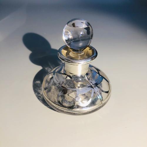 Silver Overlay Scent Bottle (1 of 1)