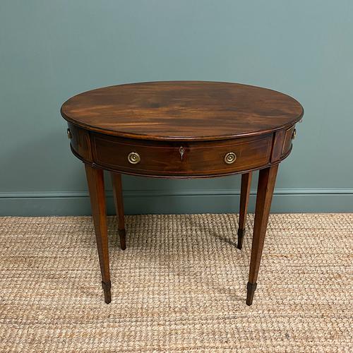 Elegant Victorian Mahogany Antique Workbox / Side Table (1 of 7)