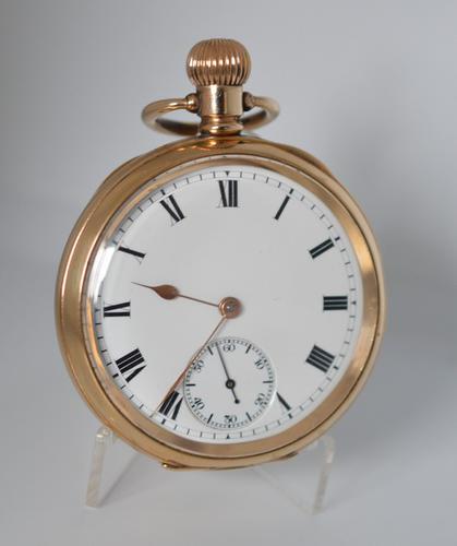 Waltham 1908 Gold Plated Pocket Watch (1 of 3)