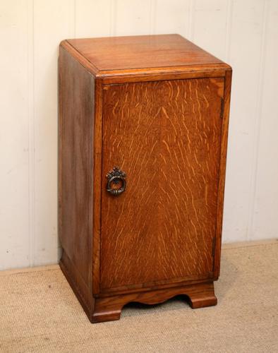 Vintage Oak Bedside Cabinet (1 of 8)