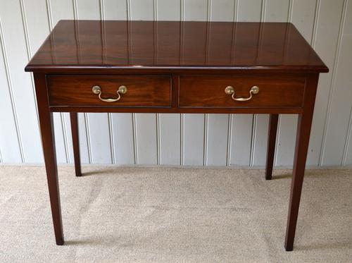 Edwardian Solid Mahogany Side Table, English c.1910 (1 of 1)