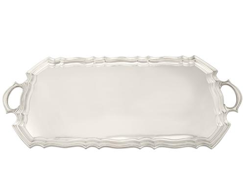 Sterling Silver Tray by Elkington & Co Ltd - Vintage 1966 (1 of 9) Sterling Silver Tray by Elkington & Co Ltd - Vintage 1966 (1 of 9)