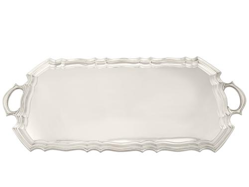 Sterling Silver Tray by Elkington & Co Ltd - Vintage 1966 (1 of 9)