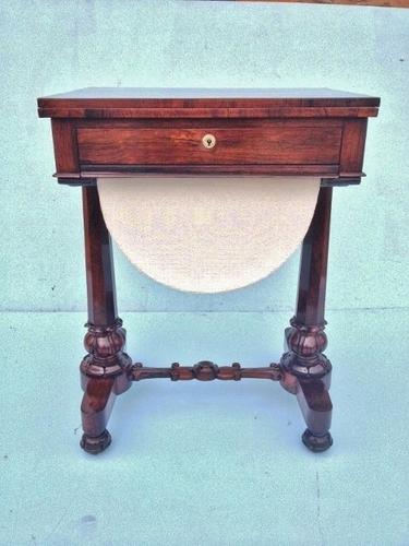 Rosewood Sewing Table C.1800 (1 of 1)