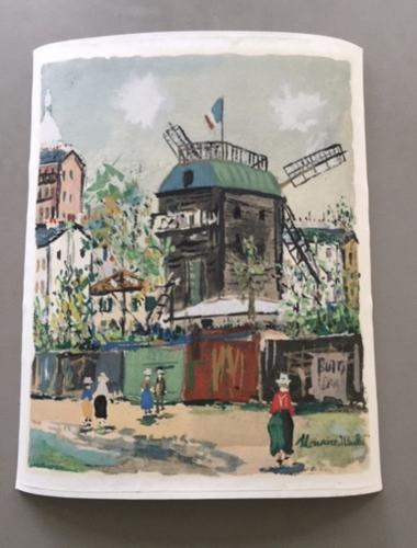 Maurice Utrillo - a Pochoir From Montmartre Village Inspire Series (1 of 1)