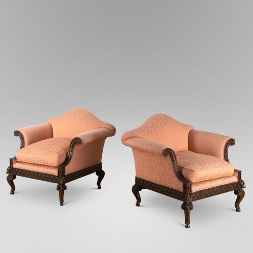 Pair of Edwardian Occasional Chairs (1 of 4)