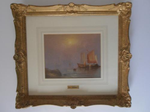 R A Gilronan, Oil on Board - A Coastal View (1 of 1) R A Gilronan, Oil on Board - A Coastal View (1 of 1)