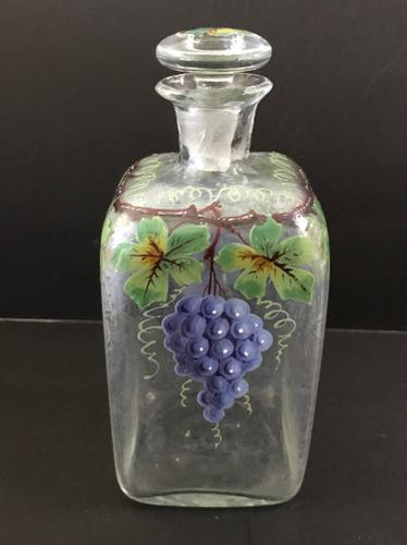 Hand Painted Decanter C.1915 (1 of 1)