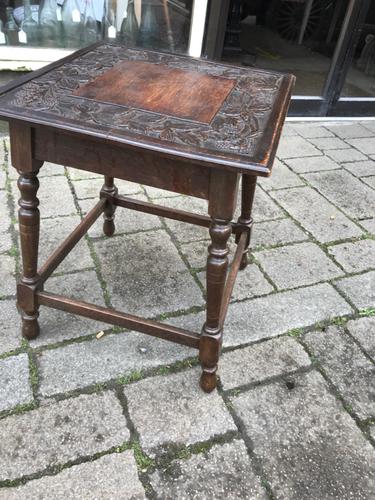 Carved Oak Table c.1880 (1 of 6)