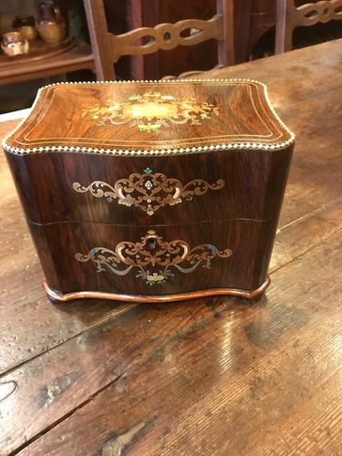 Superb Rosewood Jewellery Box (1 of 1) Superb Rosewood Jewellery Box (1 of 1)