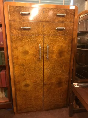 Art Deco Walnut Wardrobe (1 of 1) Art Deco Walnut Wardrobe (1 of 1)