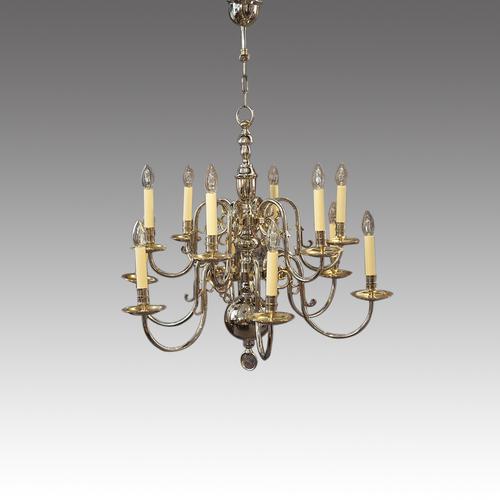 Silver Plated Chandelier (1 of 2) Silver Plated Chandelier (1 of 2)