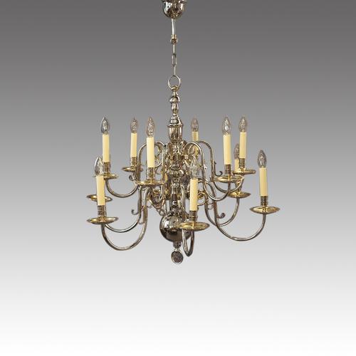 Silver Plated Chandelier (1 of 2)