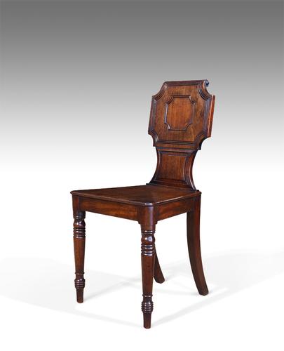 Regency Mahogany Hall Chair (1 of 1)