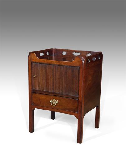 George III Mahogany Tambour Commode (1 of 1) George III Mahogany Tambour Commode (1 of 1)