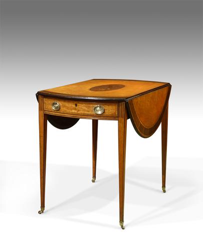 Satinwood Pembroke Table c.1790 (1 of 1)