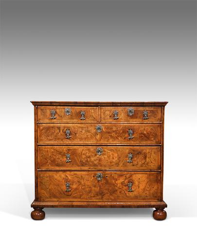 William & Mary Walnut Chest of Drawers c.1690 (1 of 1)