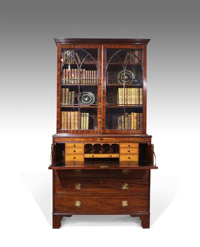 Secretaire Bookcase c.1800 (1 of 1)