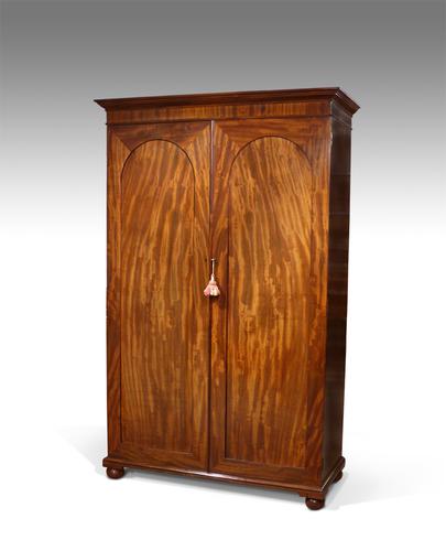 19th Century Mahogany Wardrobe by Gillows of Lancaster (1 of 1)