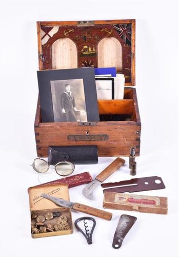 WW1 Period Naval Ditty Box R Donaldson (1 of 1) WW1 Period Naval Ditty Box R Donaldson (1 of 1)