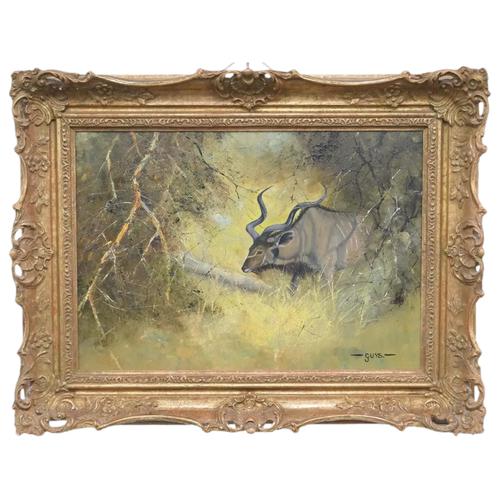 Original Artwork Oil Painting Greater Kudu Antelope Wild Animal Bush South Africa School G.Uys (1 of 22) Original Artwork Oil Painting Greater Kudu Antelope Wild Animal Bush South Africa School G.Uys (1 of 22)