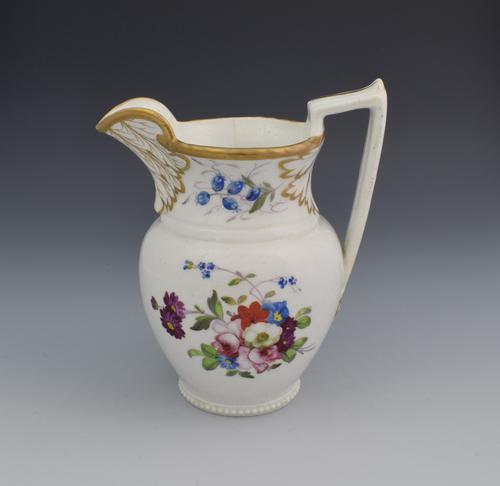 English Porcelain Georgian Cream Jug Possibly Rockingham C.1825 (1 of 1) English Porcelain Georgian Cream Jug Possibly Rockingham C.1825 (1 of 1)